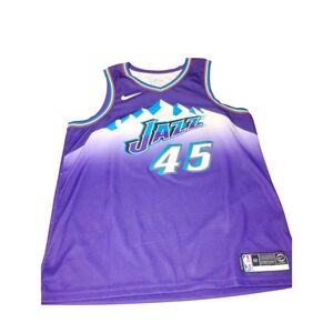 Donovan Mitchell Jersey Nike Men's XL Swingman Utah Jazz Purple Throwback
